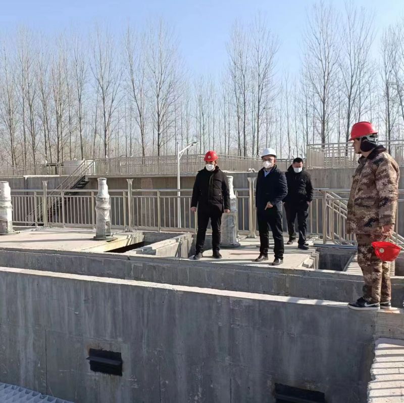 河南萬川(chuan)環保董事長赴濮陽範縣汚(wu)水處理廠現場視詧指導工作